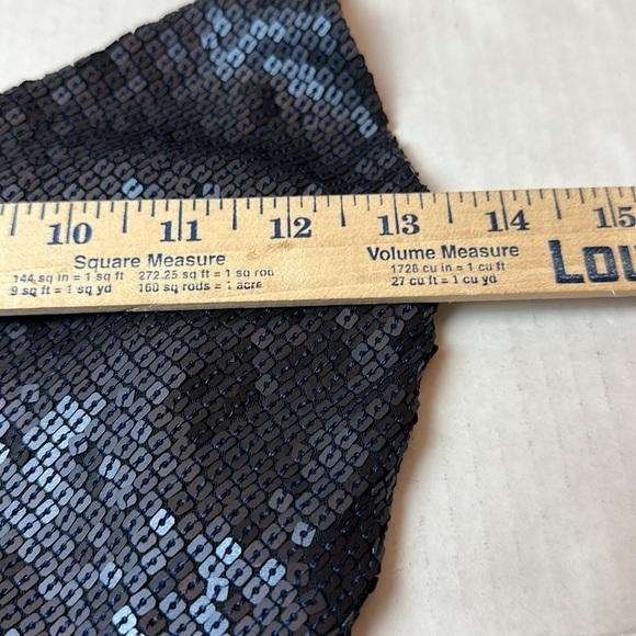 Sequin tank camisole top with mesh back - Picture 8 of 11